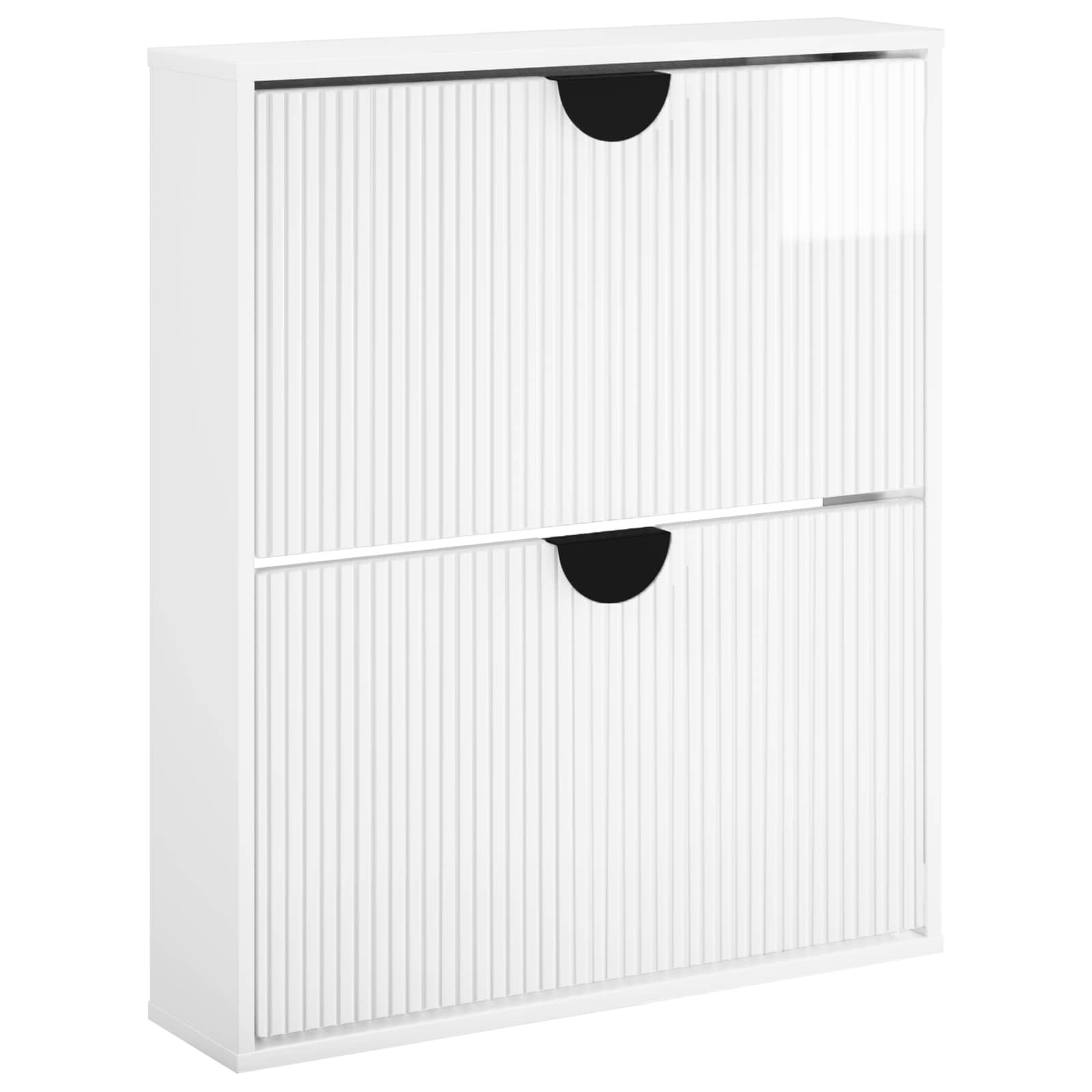 vidaXL Skriňa na topánky VENRAY 70 x 17 x 82 cm Kompozitné drevo