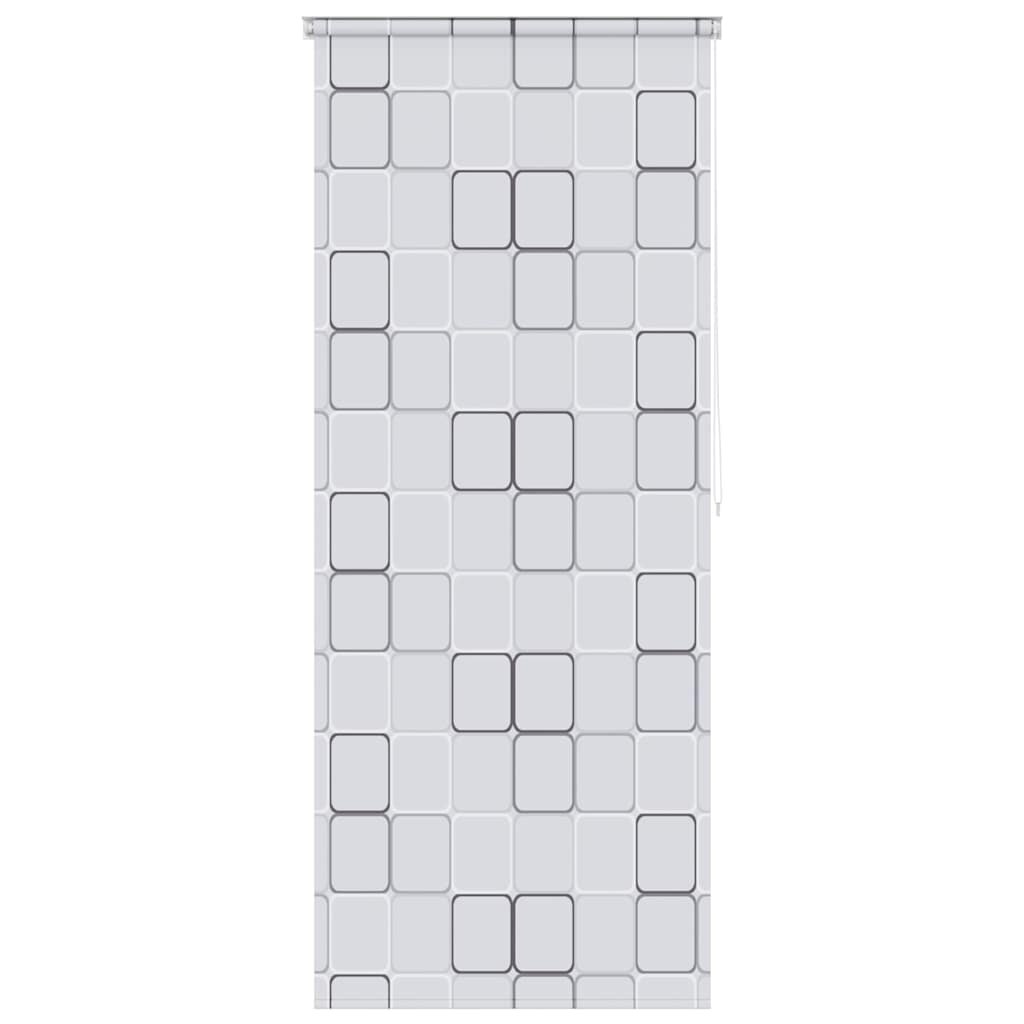 vidaXL Sprchová roleta 100x240 cm štvorcový vzor