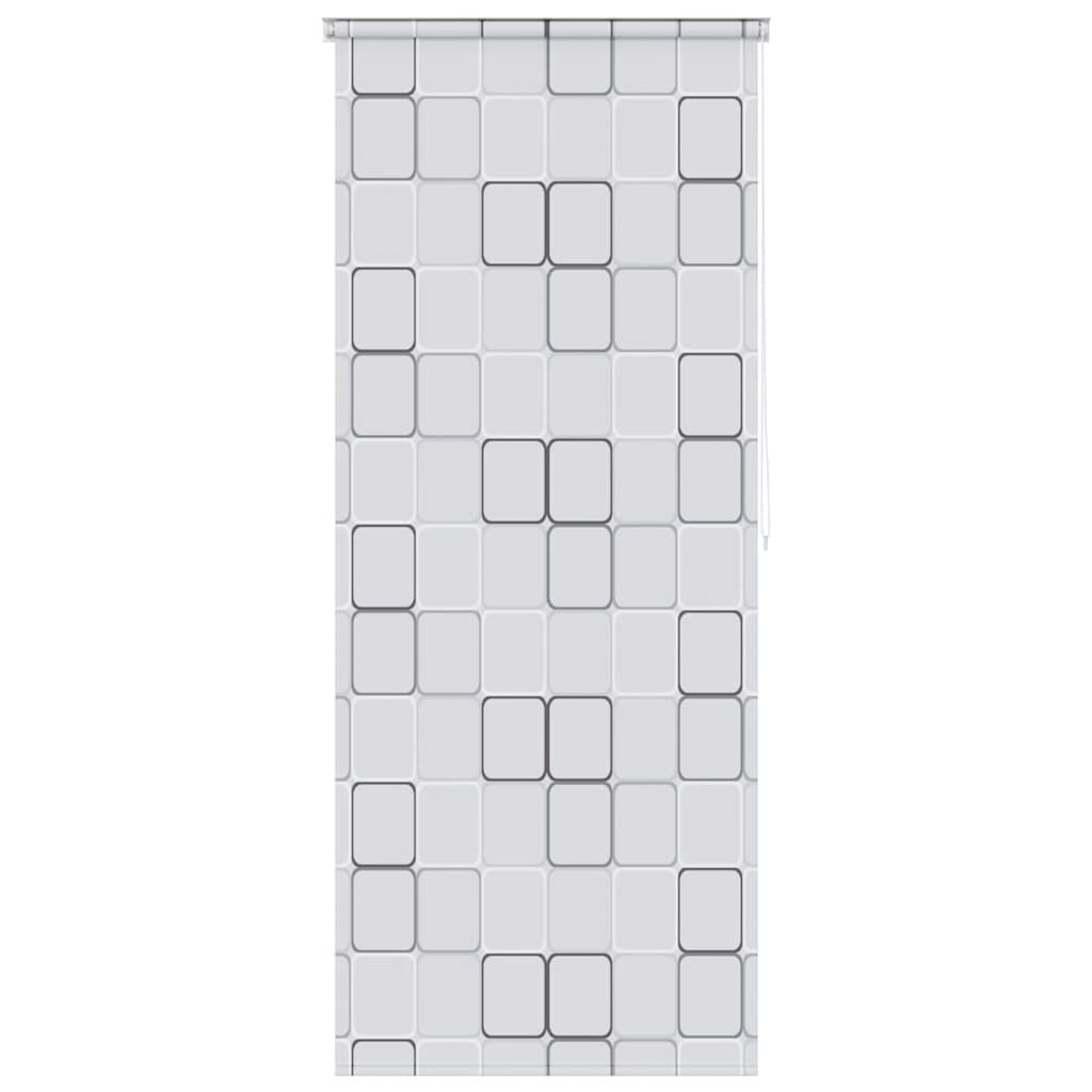 vidaXL Sprchová roleta 80x240 cm štvorcový vzor