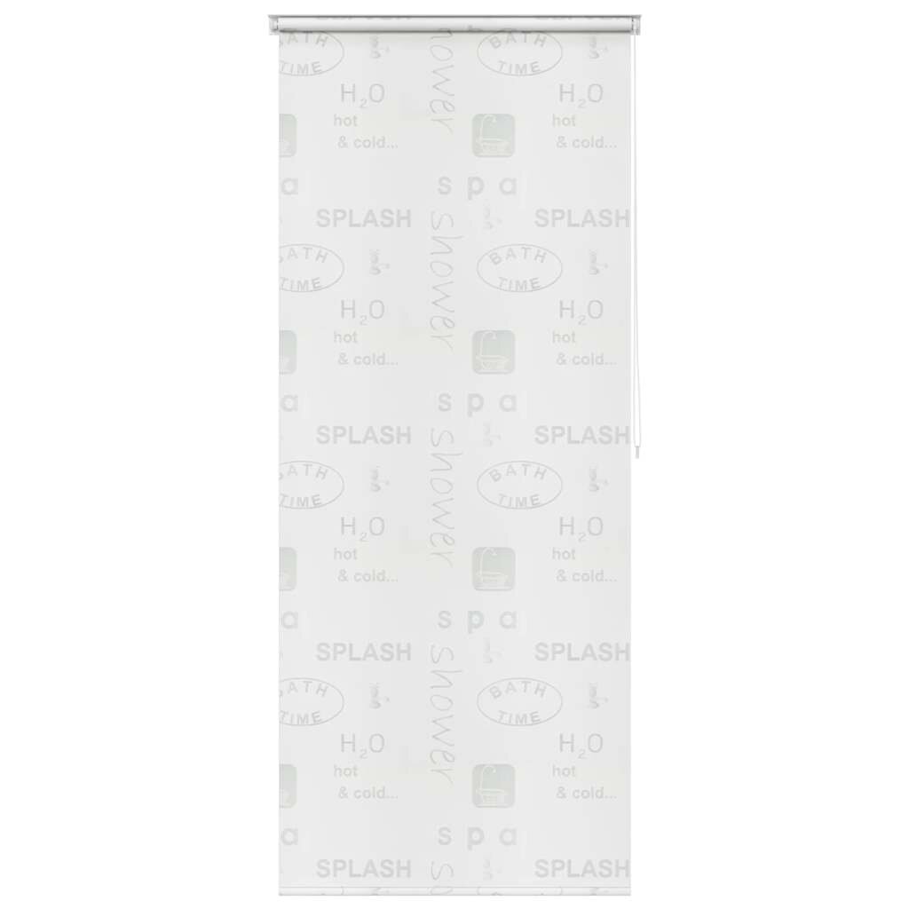 vidaXL Sprchová roleta 80x240 cm vzor slov