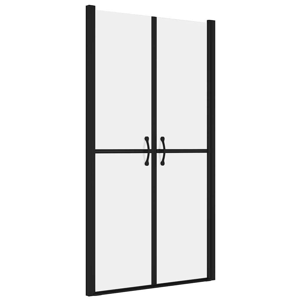 vidaXL Sprchové dvere mliečne ESG (83-86)x190 cm