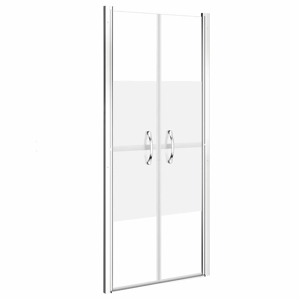 vidaXL Sprchové dvere polomatné ESG 81x190 cm