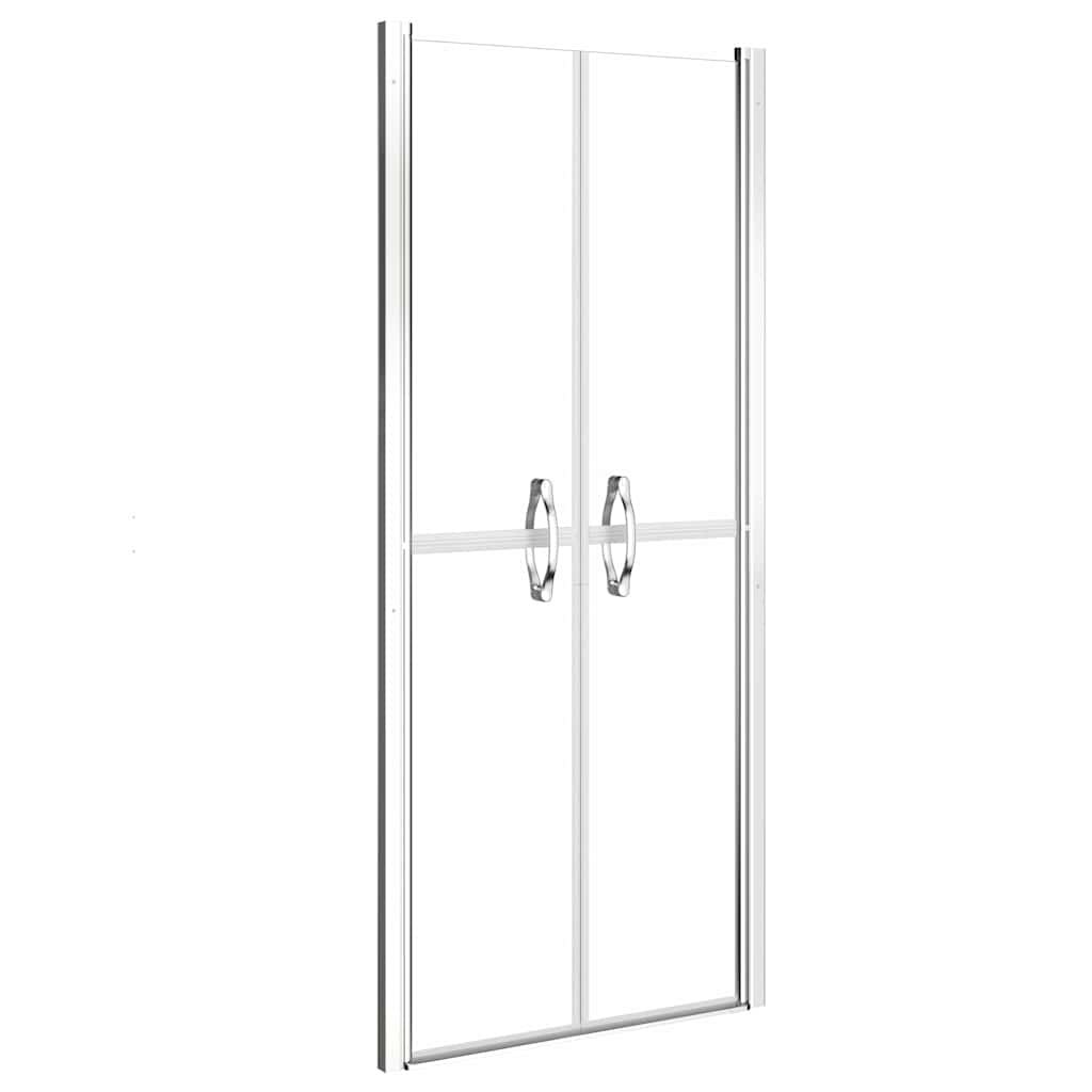 vidaXL Sprchové dvere priehľadné ESG 81x190 cm