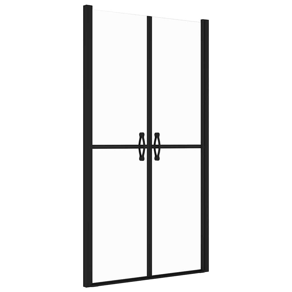 vidaXL Sprchové dvere priehľadné ESG (88-91)x190 cm