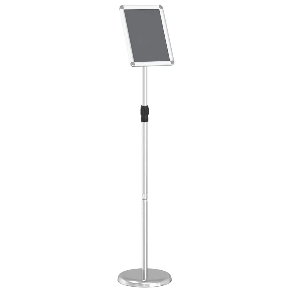 vidaXL Stánky na výstavy Strieborná 25 x 25 x 125 cm Hliník