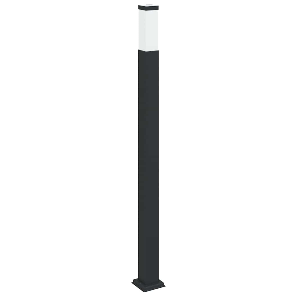 vidaXL Stĺpikové svietidlo 110 cm čierne IP44
