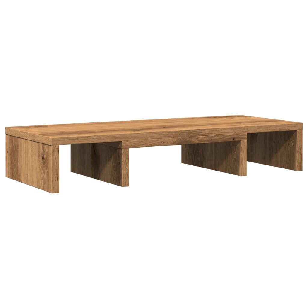 vidaXL Stojan na monitor dub artisan 60x24x105 cm kompozitné drevo