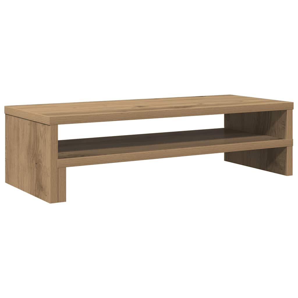 vidaXL Stojan na monitor dub artisian 54x22x15 cm kompozitné drevo