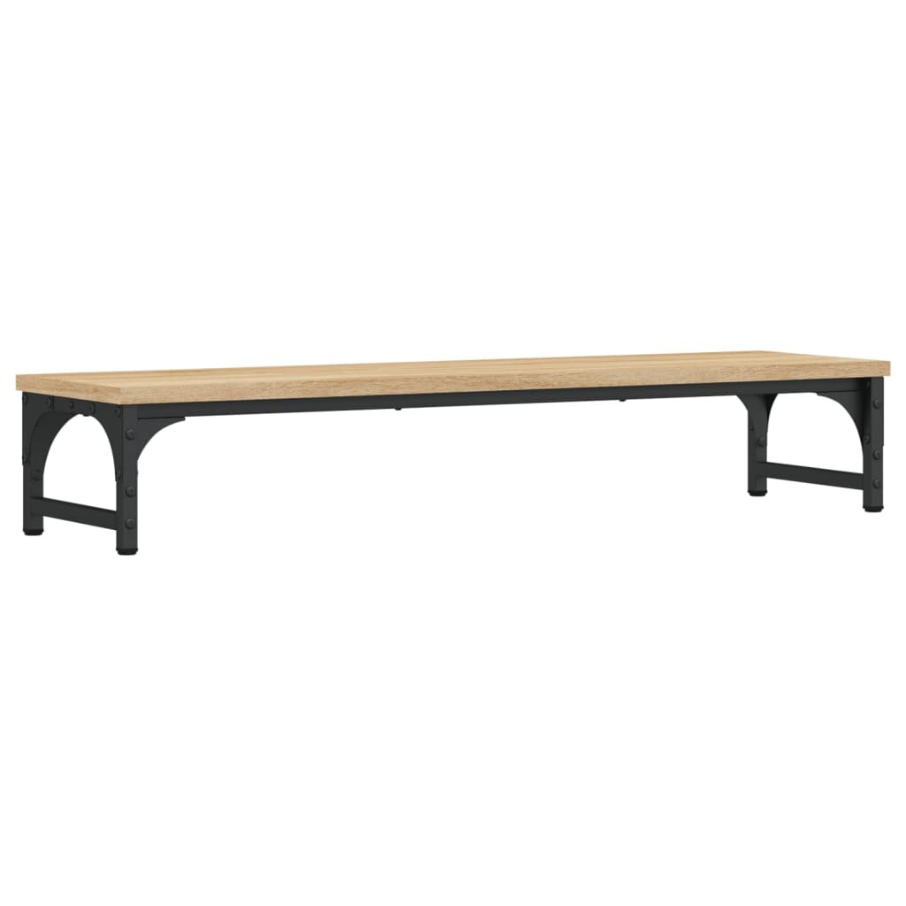 vidaXL Stojan na monitor dub sonoma 85x23x155 cm kompozitné drevo