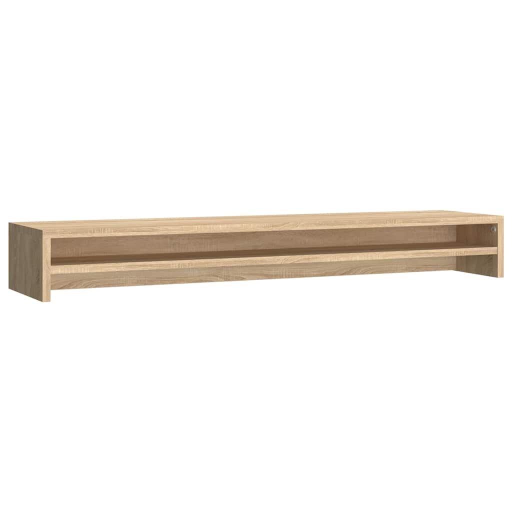 vidaXL Stojan na monitor farba sonoma dub 100x24x13cm kompozitné drevo