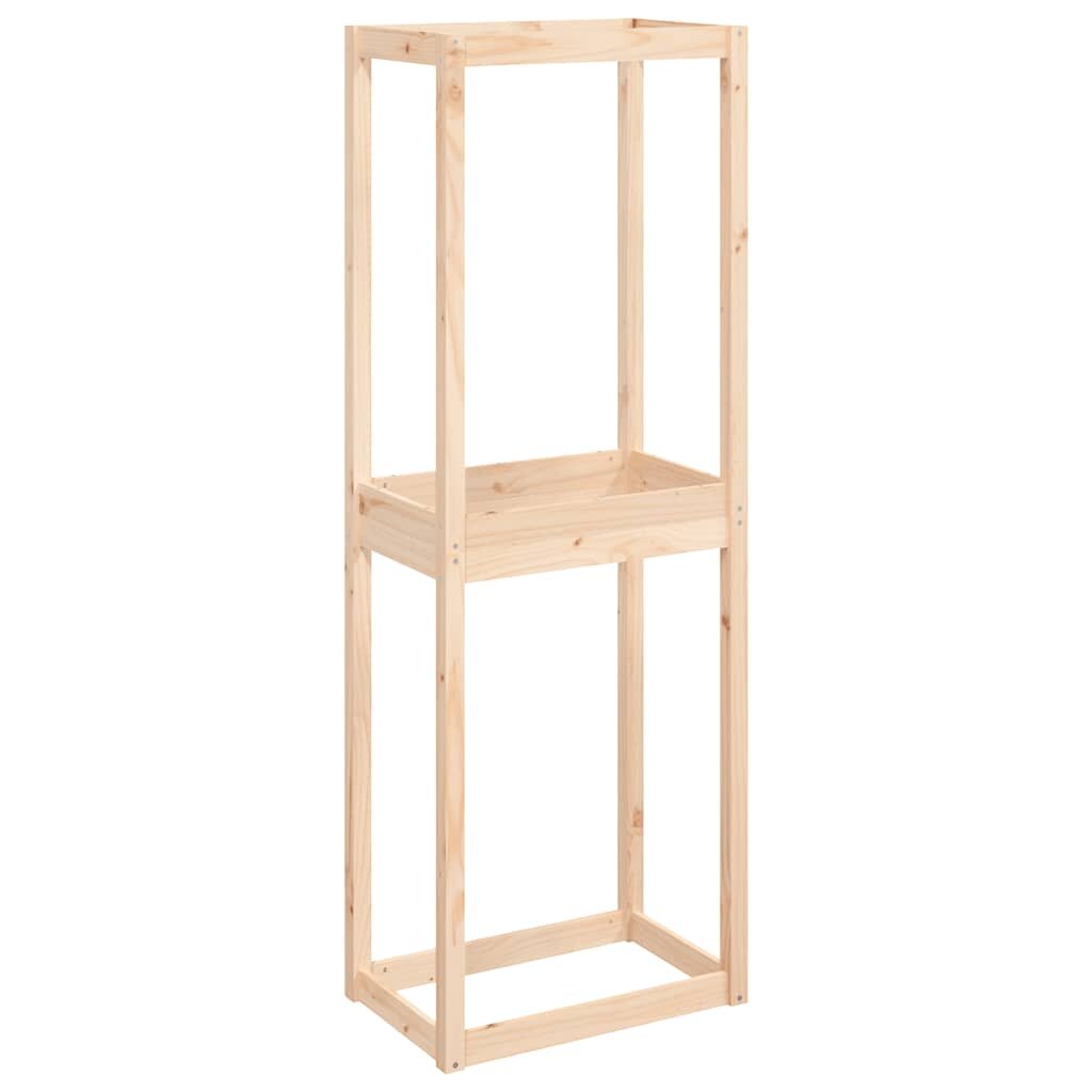 vidaXL Stojan na pneumatiky 63x40x180 cm masívna borovica