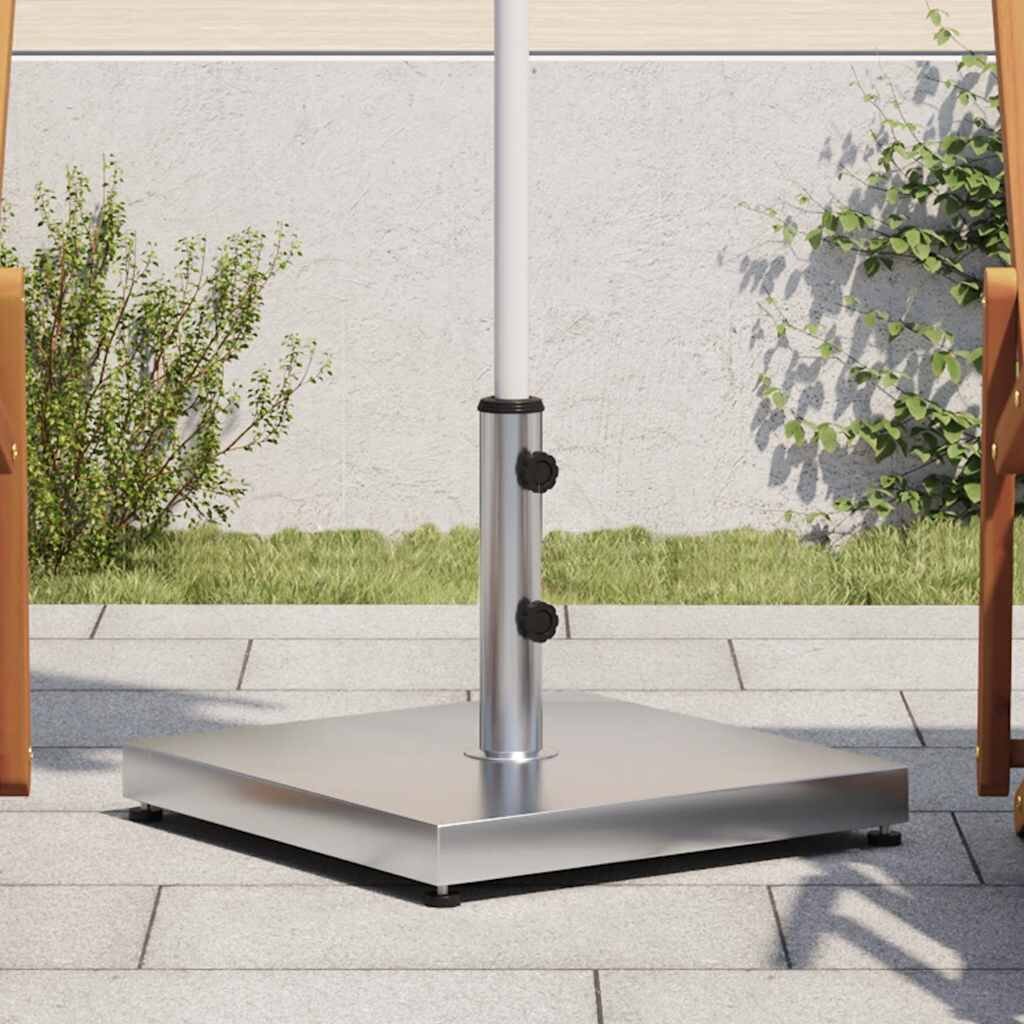 vidaXL Stojan na slnečník pre Ø32/38/48 mm tyče 28 kg štvorec