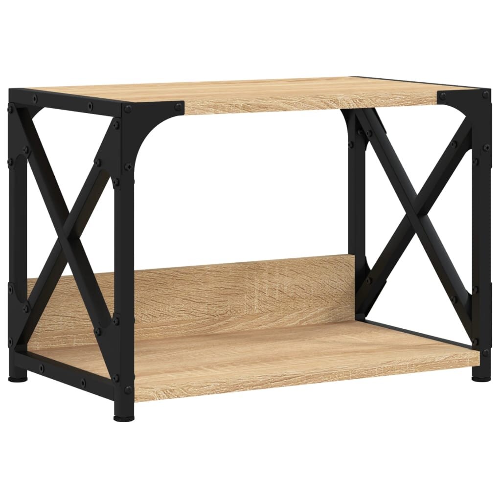 vidaXL Stojan na tlačiareň 2-posch. dub sonoma 44x26x315 cm kom.drevo