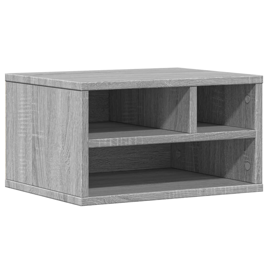 vidaXL Stojan na tlačiareň dub sonoma 40x32x225 cm kompozitné drevo