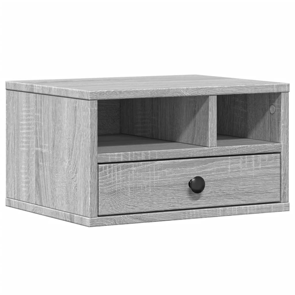 vidaXL Stojan na tlačiareň dub sonoma 40x32x225 cm kompozitné drevo