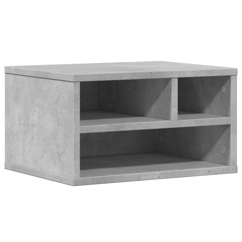 vidaXL Stojan na tlačiareň sivý 40x32x225 cm kompozitné drevo