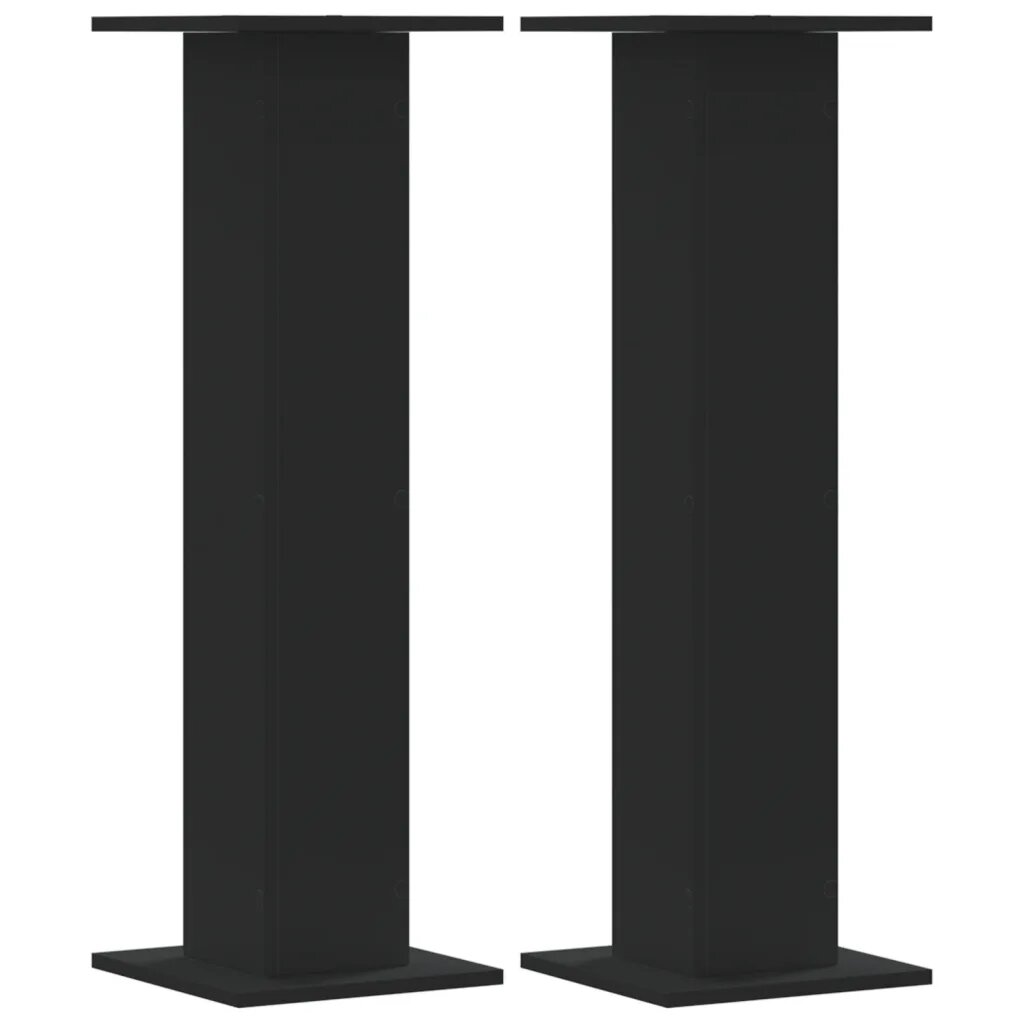 vidaXL Stojany na reproduktor 2 ks čierne 30x30x95 cm kompozitné drevo