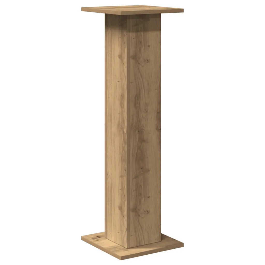 vidaXL Stojany na reproduktor 2ks dub artisan 30x30x95cm kompoz. drevo