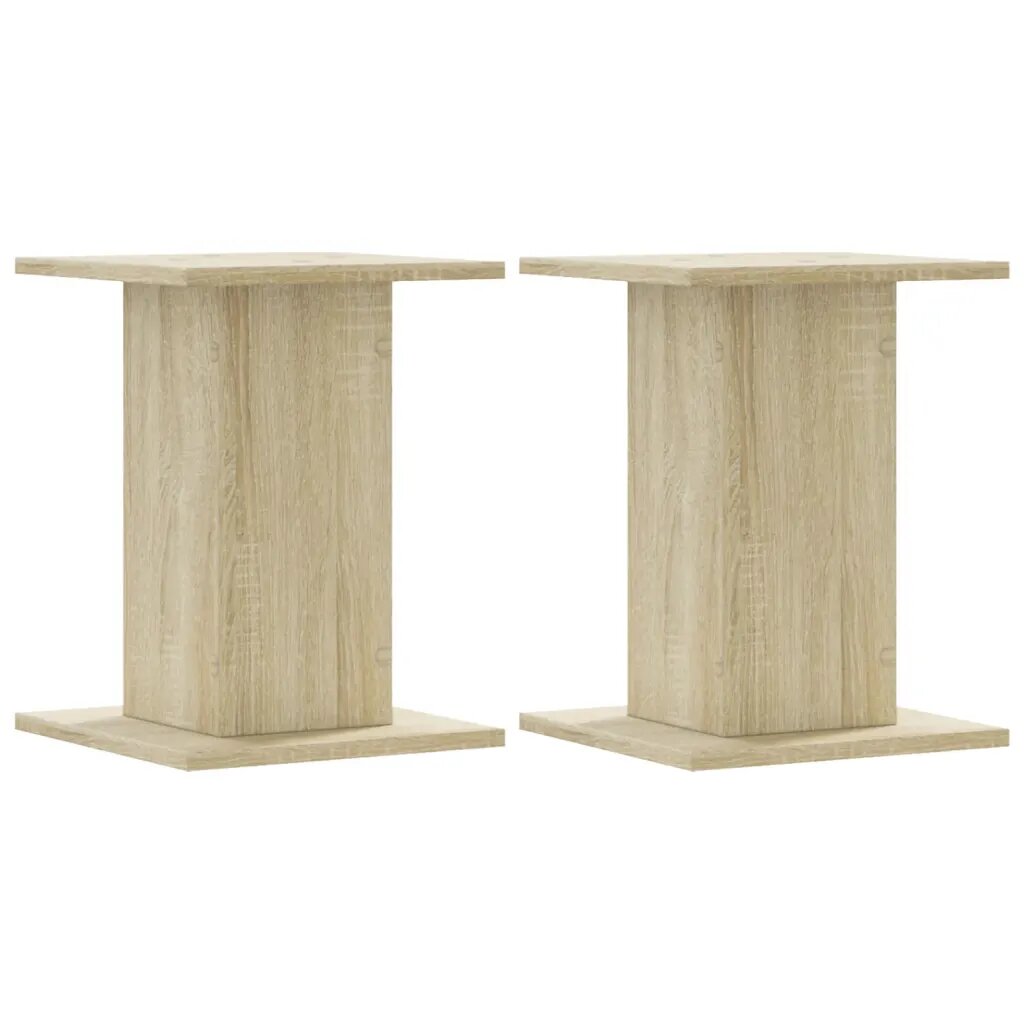 vidaXL Stojany na reproduktor 2ks dub sonoma 30x30x40 cm kompoz. drevo