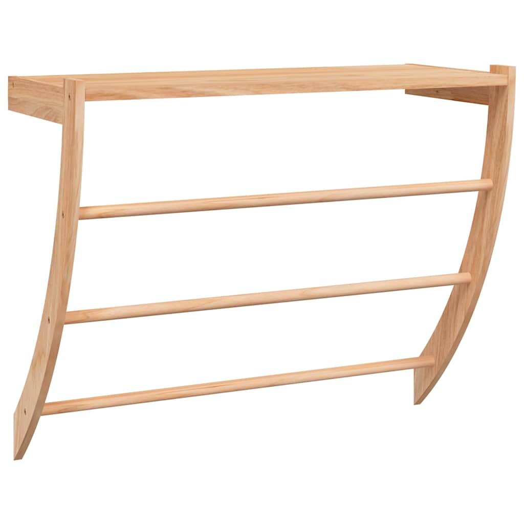 vidaXL Stojany na uteráky 60x255x49 cm masívny orech