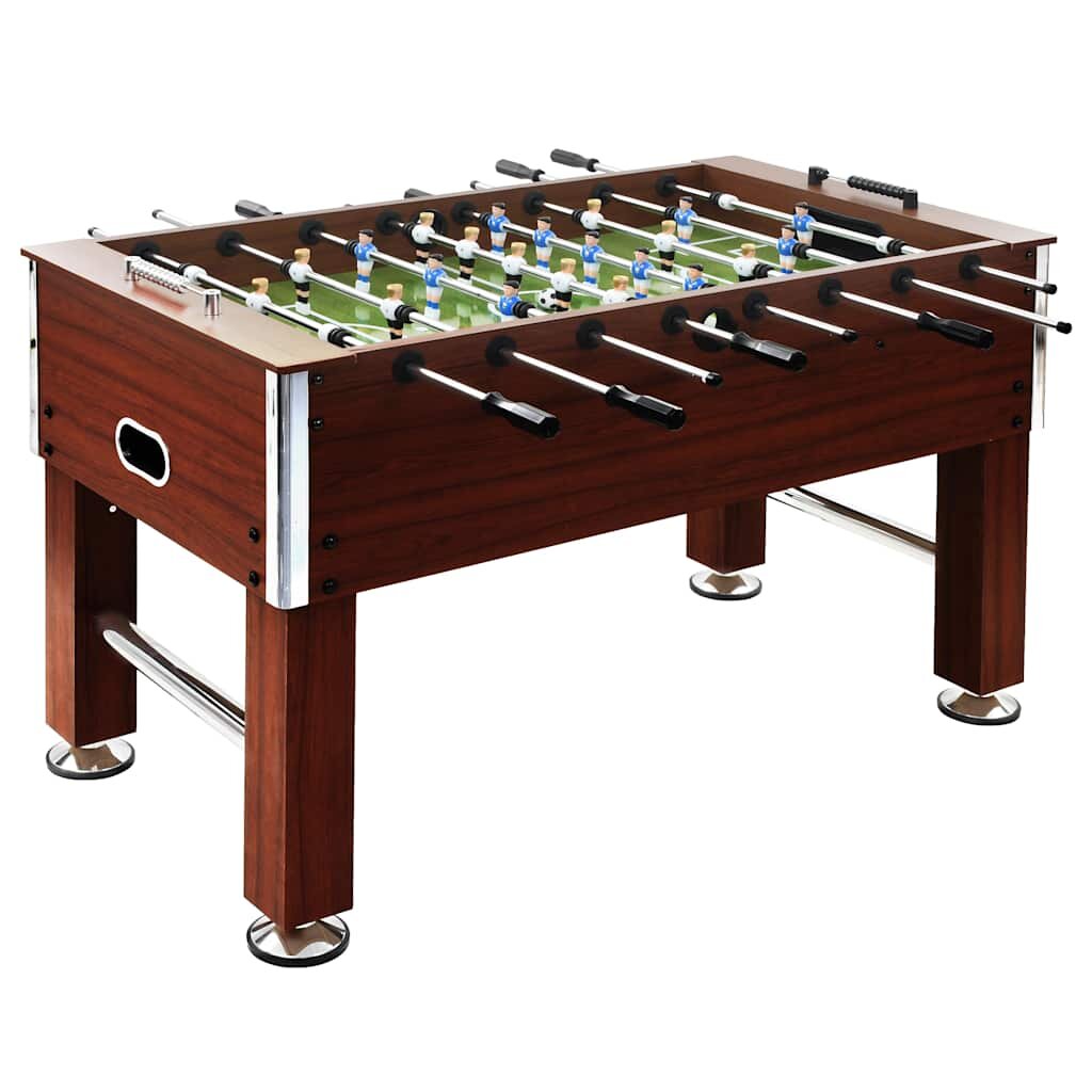 vidaXL Stolný futbal oceľ 60 kg 140x745x875 cm hnedý