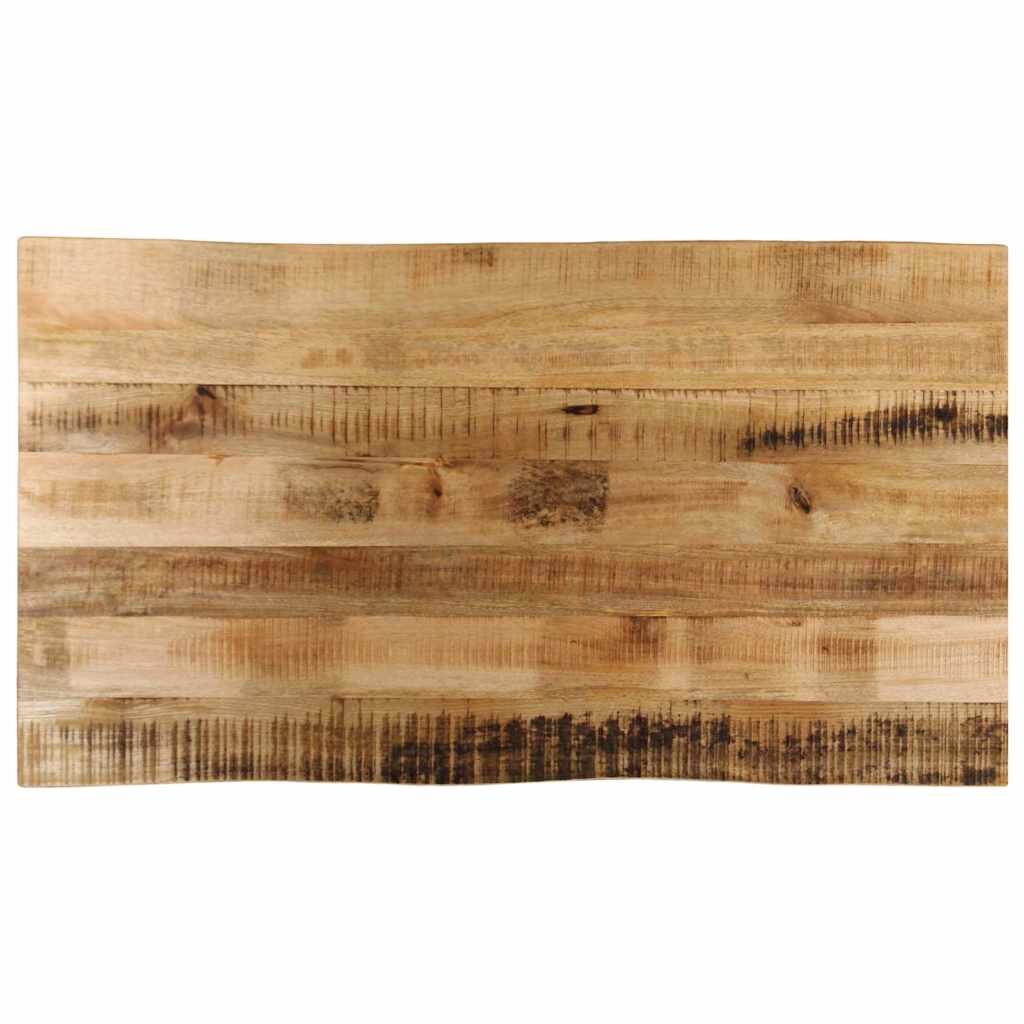 vidaXL Stolová doska živá hrana 100x60x38 cm masívny surový mangovník