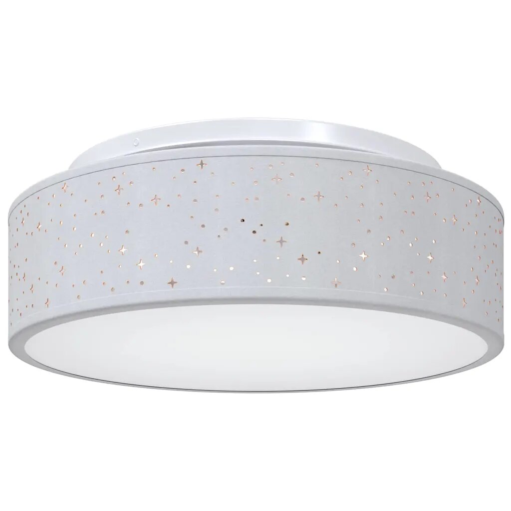 vidaXL Stropná lampa so bodmi Sivá 38 x 38 x 135 cm látka