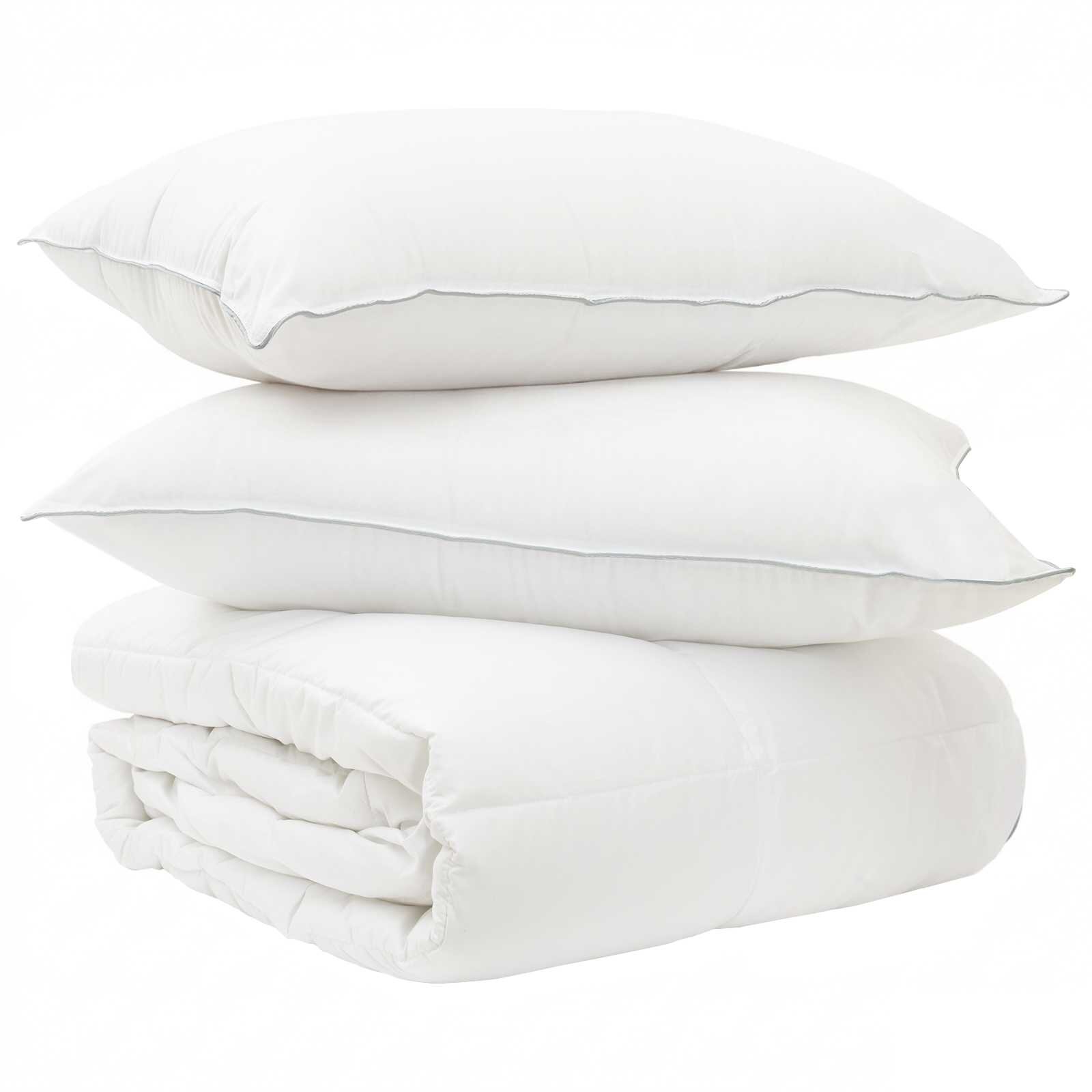 vidaXL Súprava paplónu a vankúša 3 ks 260 x 240 cm Zima 1200 g/ks