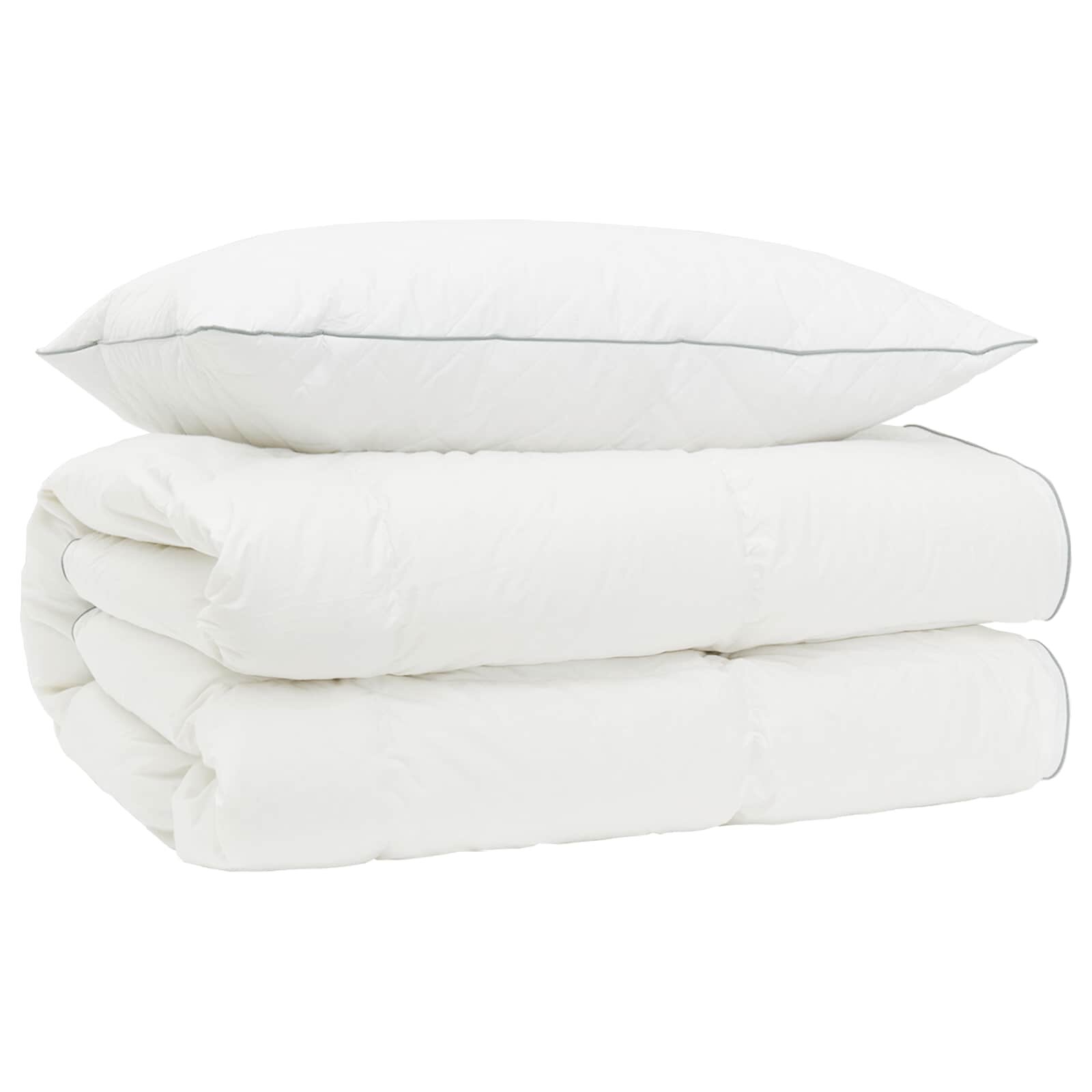vidaXL Súprava paplónu z 90% husacieho peria FULDA 2 ks 140 x 200 cm