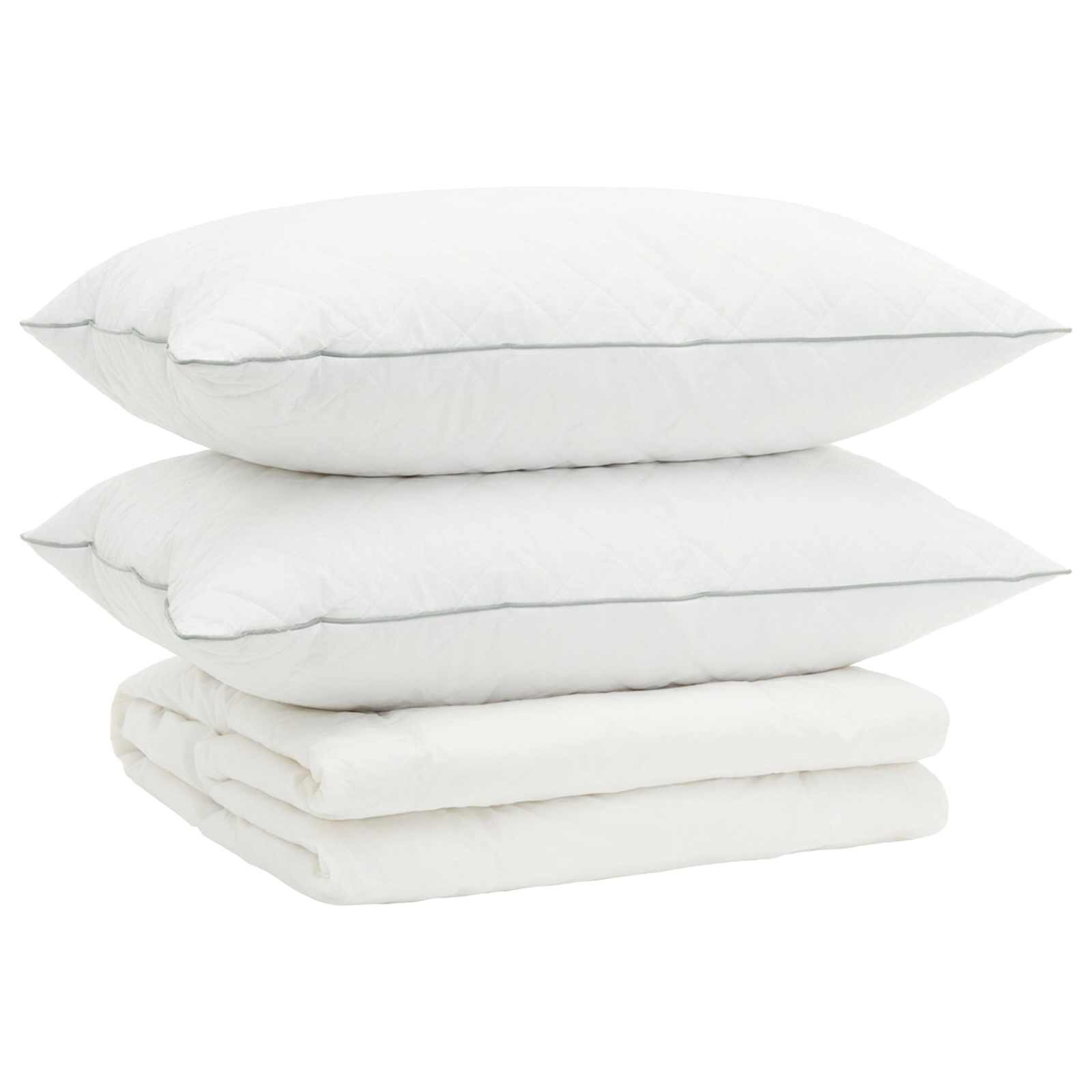 vidaXL Súprava paplónu z 90% husacieho peria FULDA 3 ks 155 x 220 cm