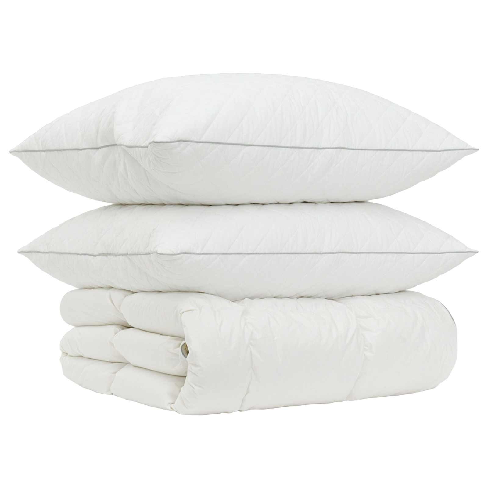 vidaXL Súprava paplónu z 90% husacieho peria FULDA 3 ks 155 x 220 cm