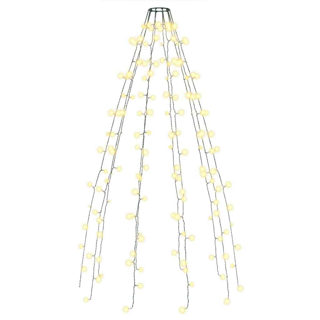 vidaXL Svetelná sieť na vianočný stromček 150 LED 150 cm