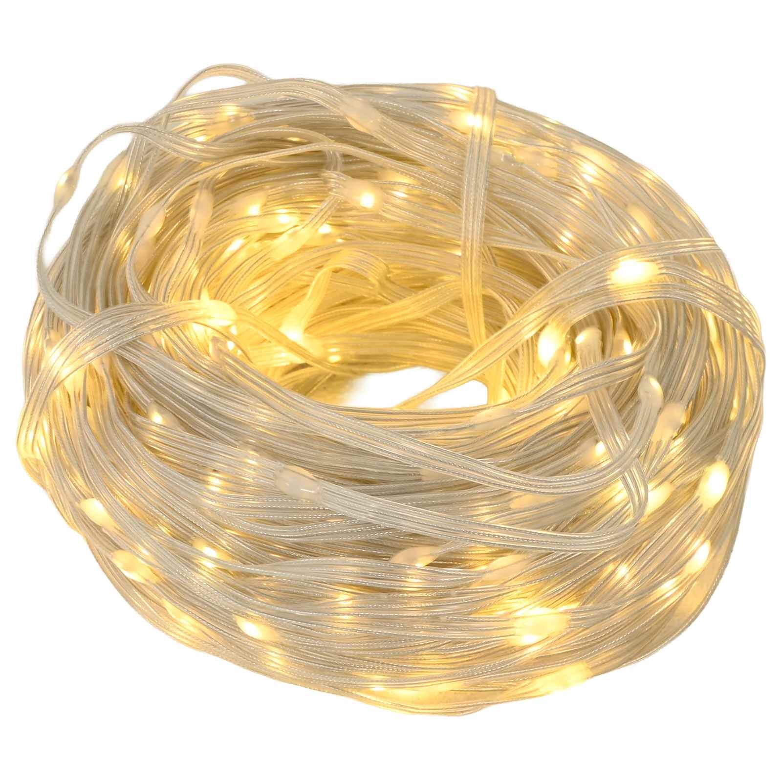 vidaXL Svetelné reťaze 300 LED Teplá biela 30 m