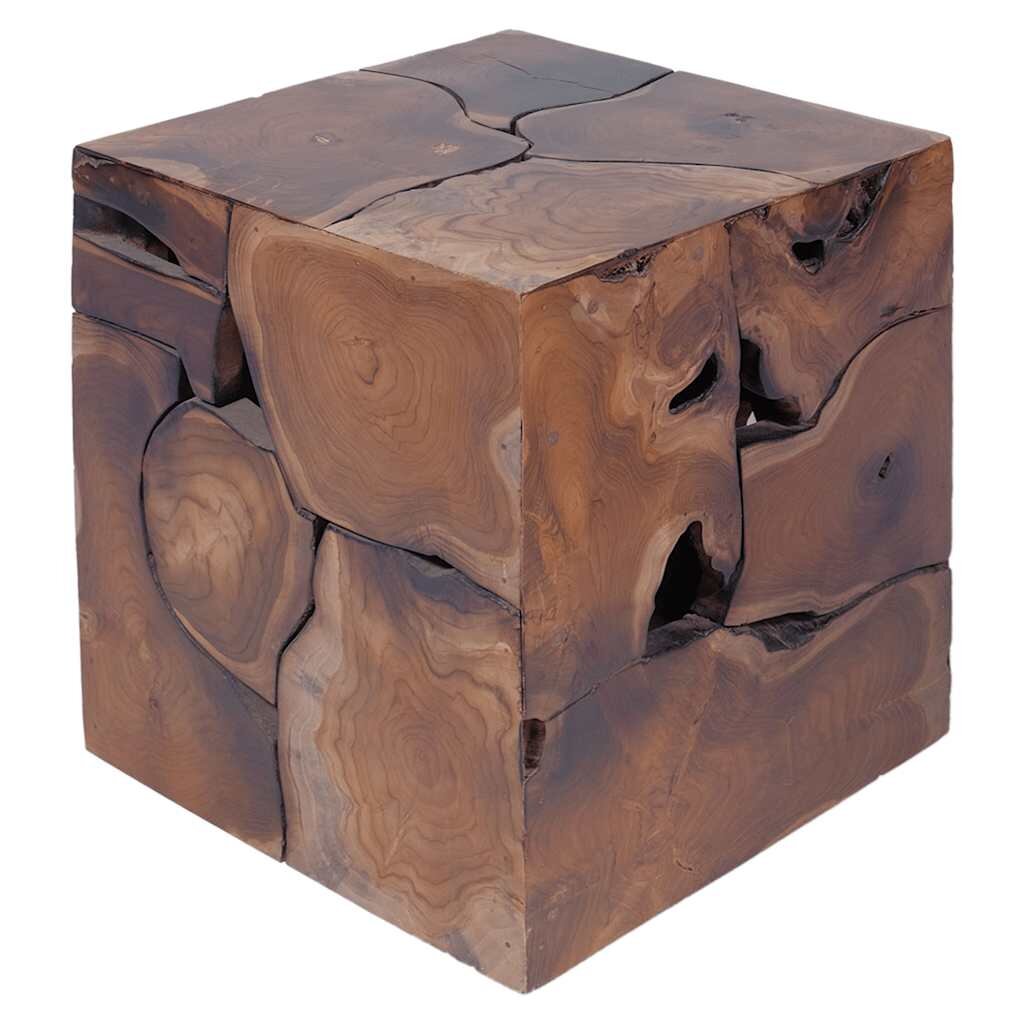 vidaXL Taburetky 2 ks hnedé 40x40x45 cm masívne teakové drevo