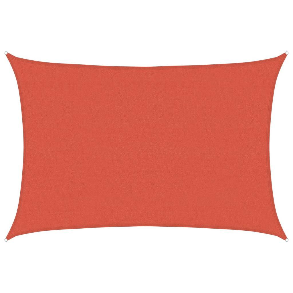 vidaXL Tieniaca plachta 160 g/m² tehlovočervená 4x5 m HDPE