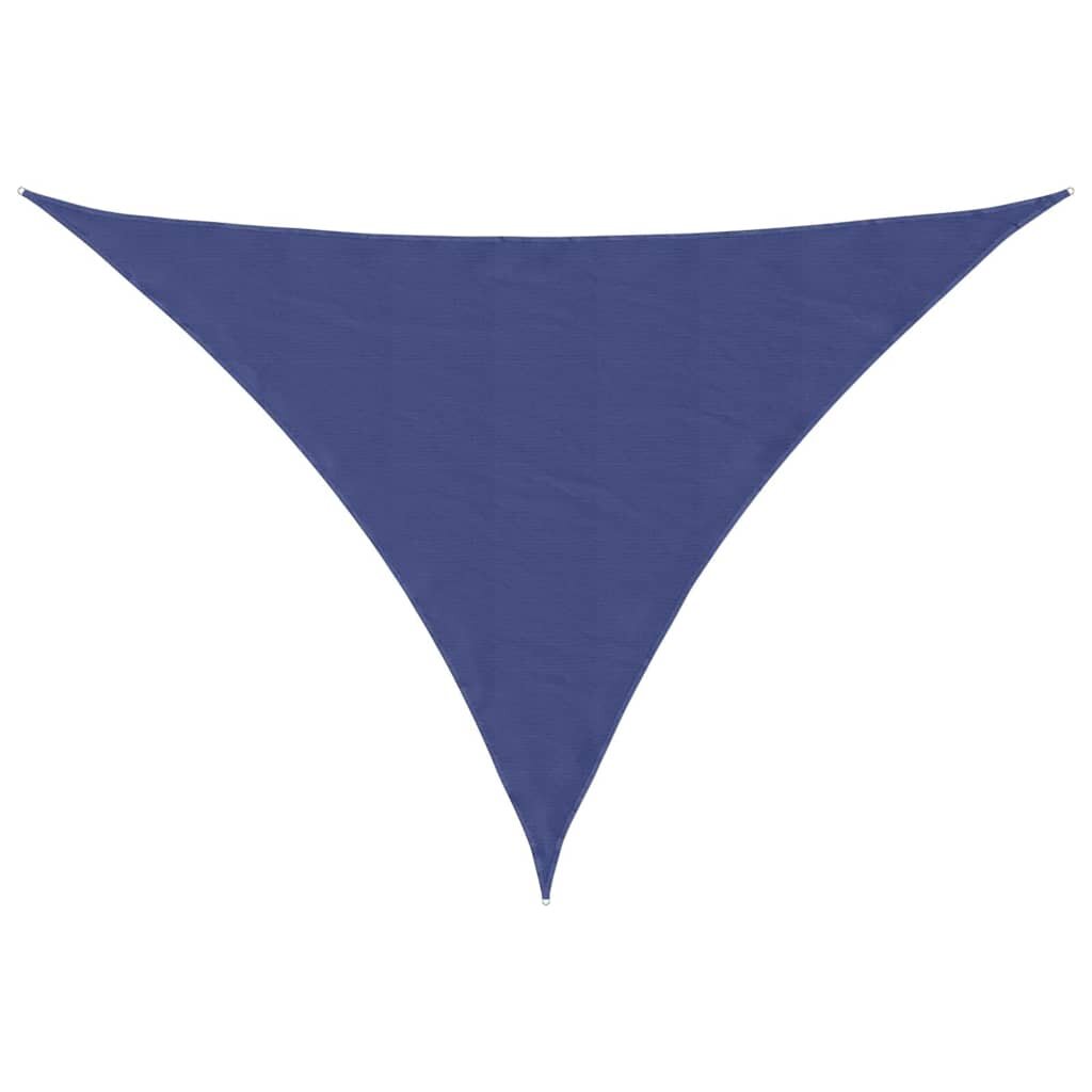 vidaXL Tieniaca plachta oxford trojuholníková 25x25x35 m modrá