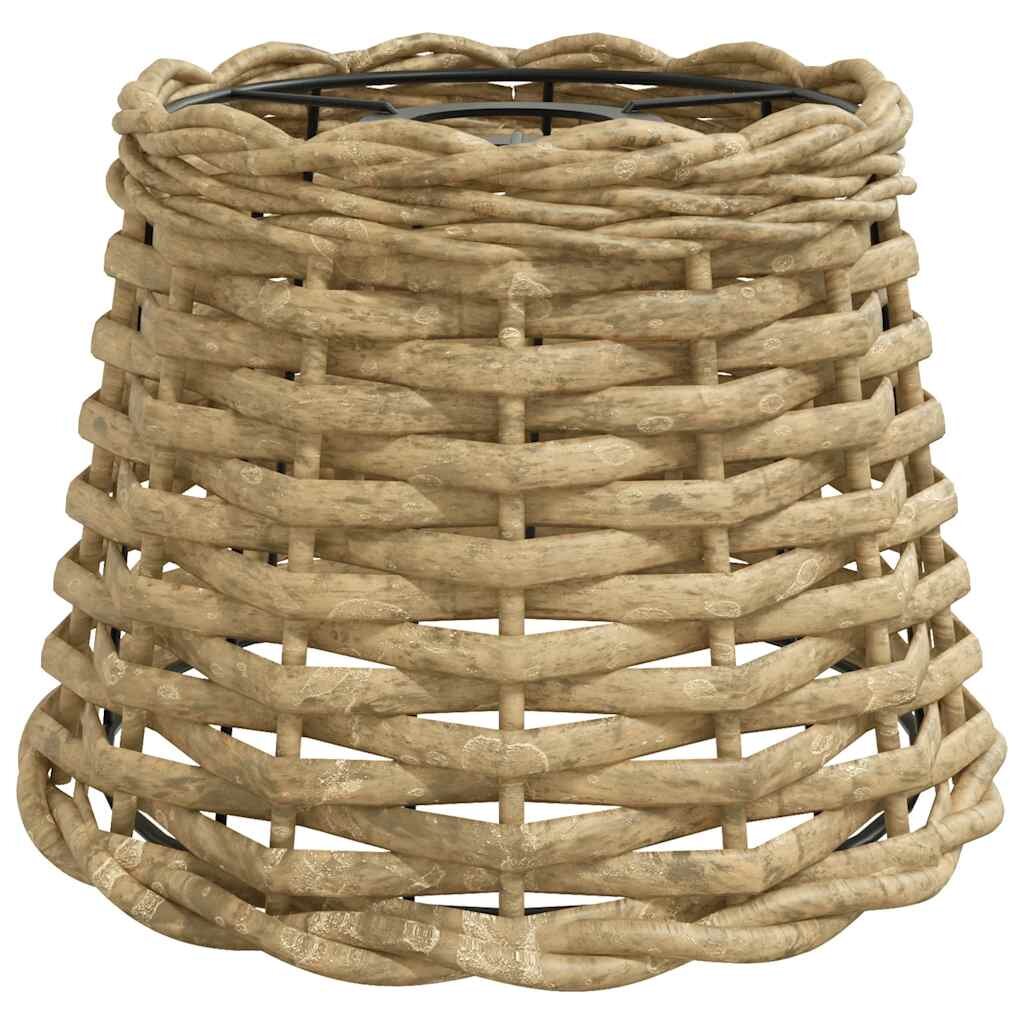 vidaXL Tienidlo na stropnú lampu hnedé Ø20x15 cm prútené