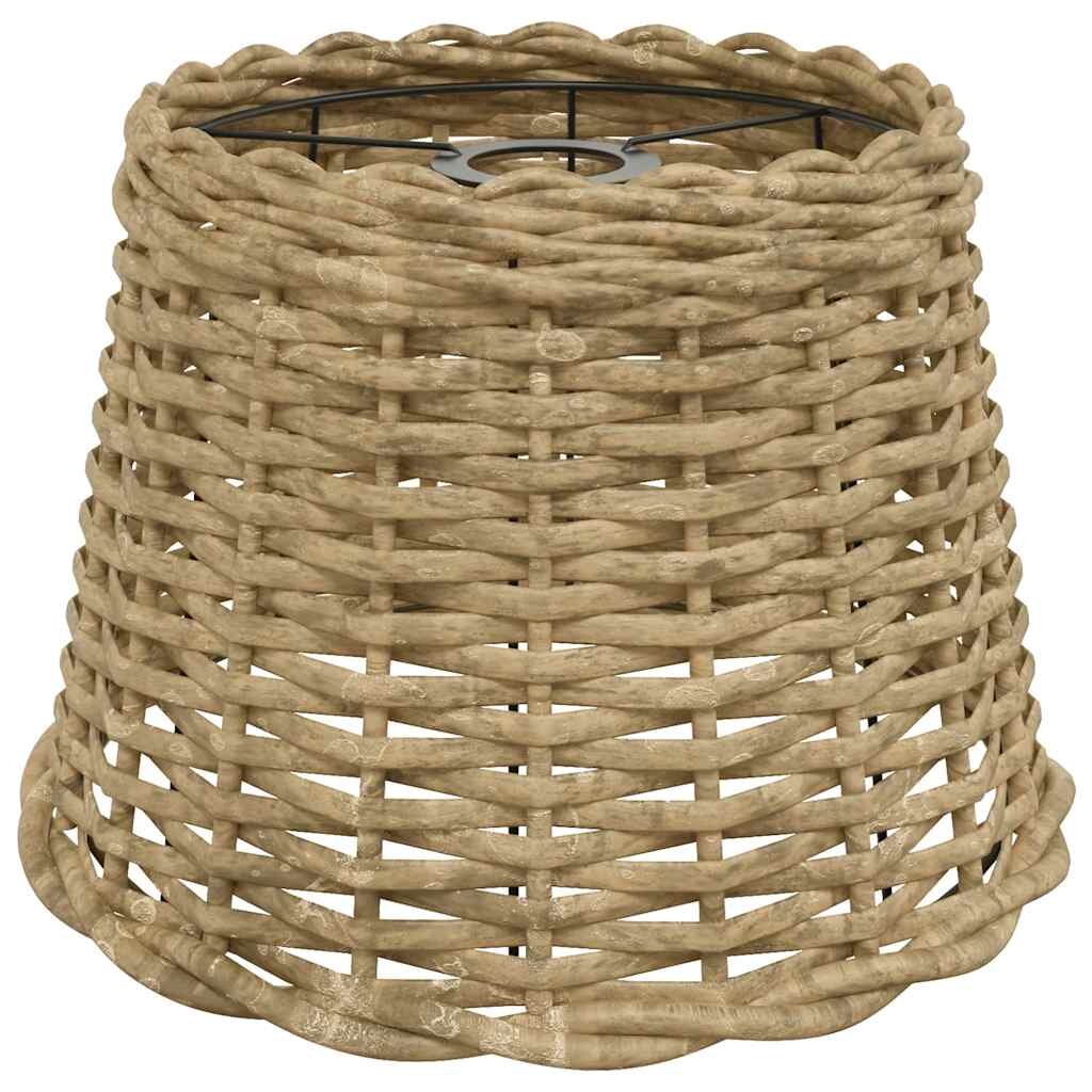 vidaXL Tienidlo na stropnú lampu hnedé Ø30x20 cm prútené