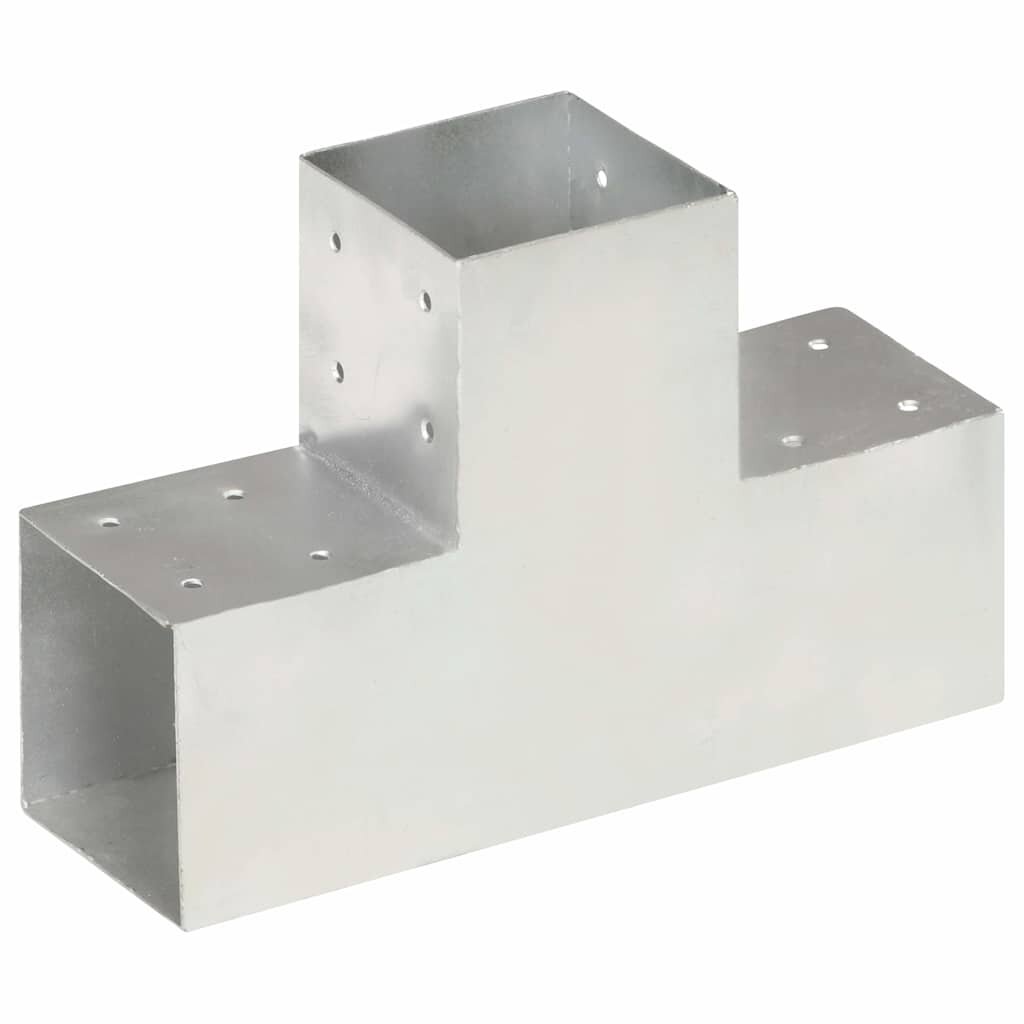 vidaXL Trámová spojka v tvare T 101x101 mm pozinkovaný kov