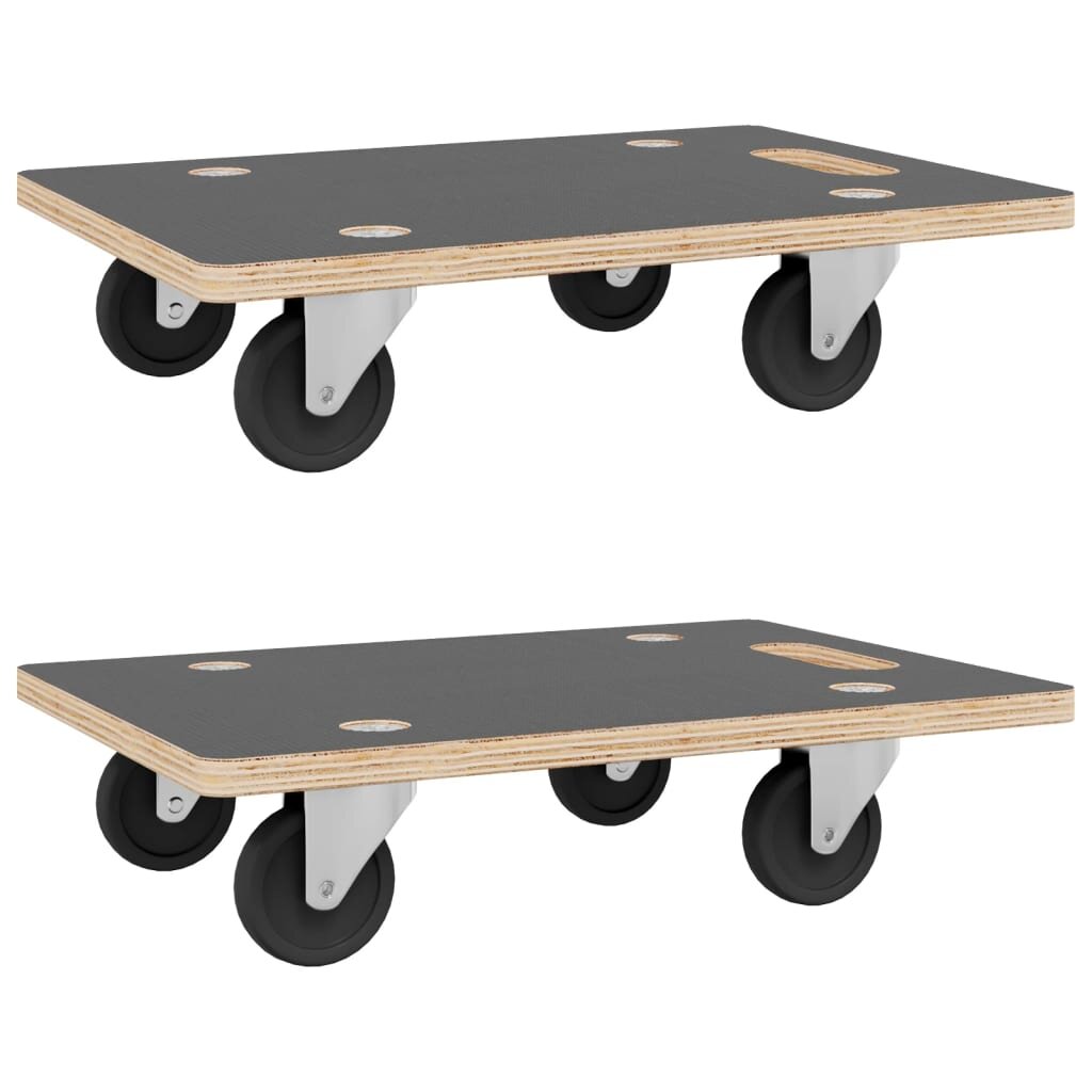 vidaXL Transportné vozíky 2 ks obdĺžnikové 80x55x115 cm 250 kg