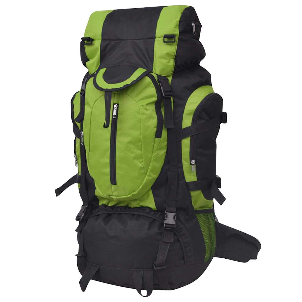 vidaXL Turistický batoh XXL 75 l čierno zelený