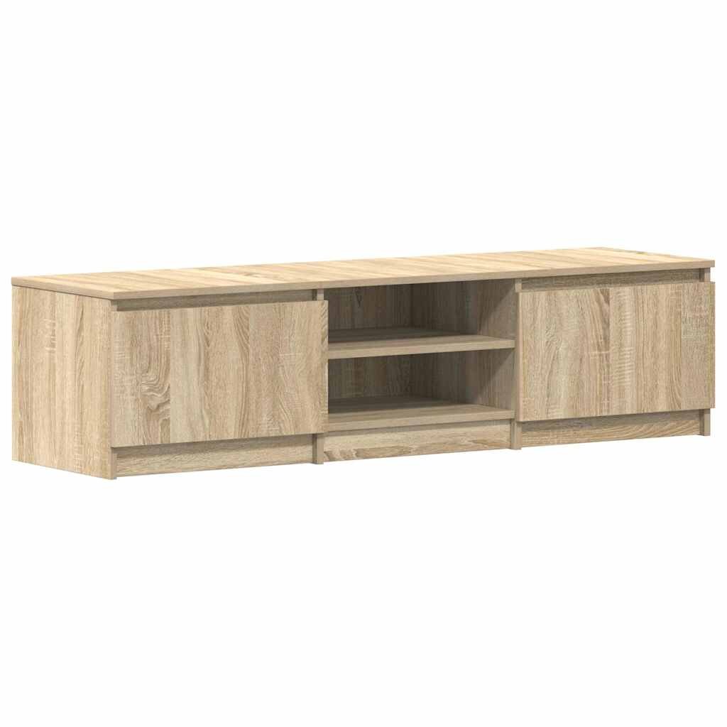 vidaXL TV skrinka dub sonoma 140x40x355 cm kompozitné drevo