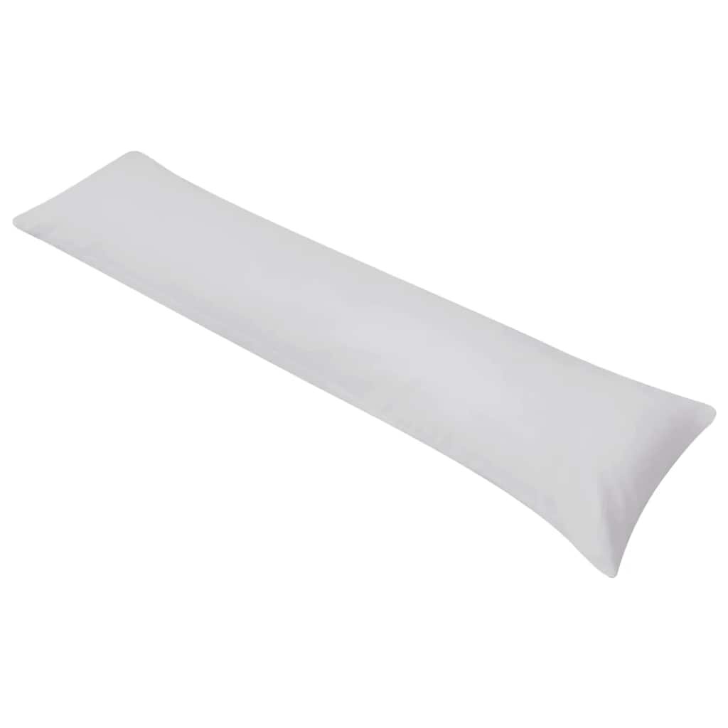 vidaXL Tvarovaný vankúš pre spanie na boku 40x145 cm sivý