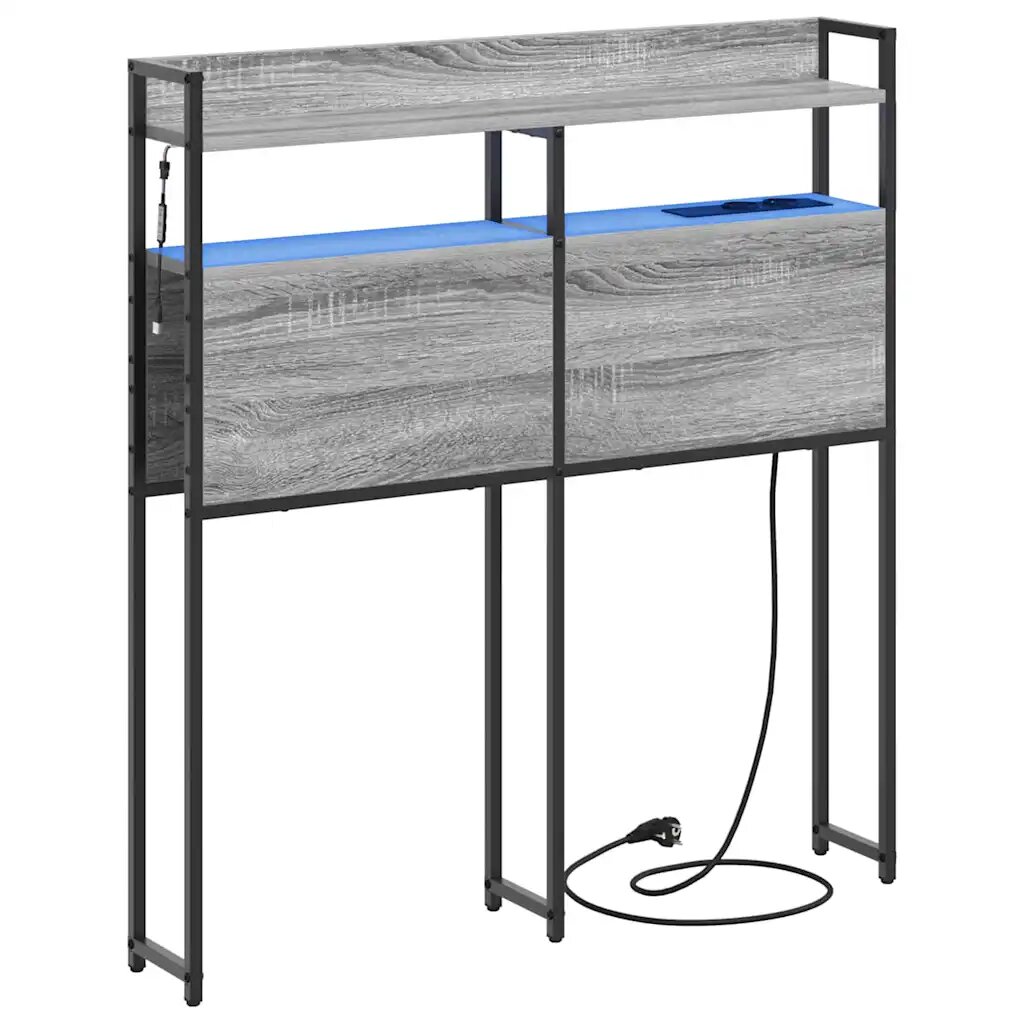 vidaXL Úložné čelo Sivý Sonoma 75 cm Kompozitné drevo