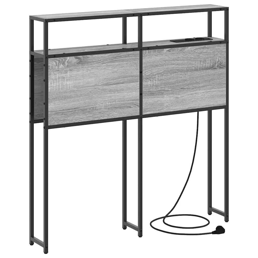 vidaXL Úložné čelo Sivý Sonoma 80 cm Kompozitné drevo
