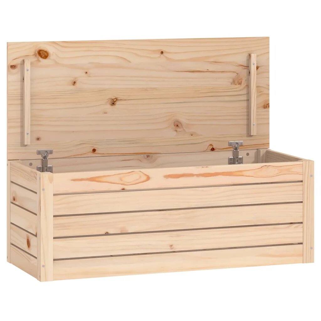 vidaXL Úložný box 89x365x33 cm masívna borovica