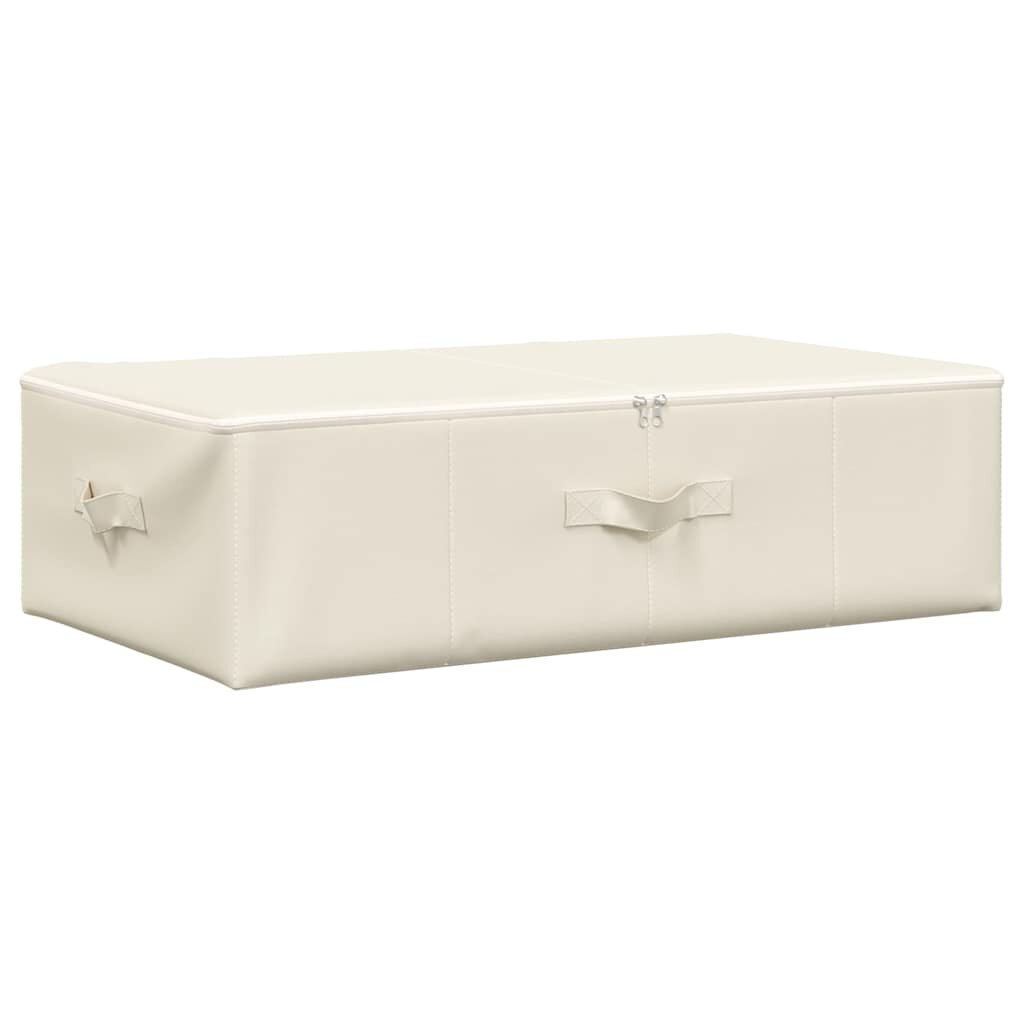 vidaXL Úložný box látkový 70x40x18 cm krémový
