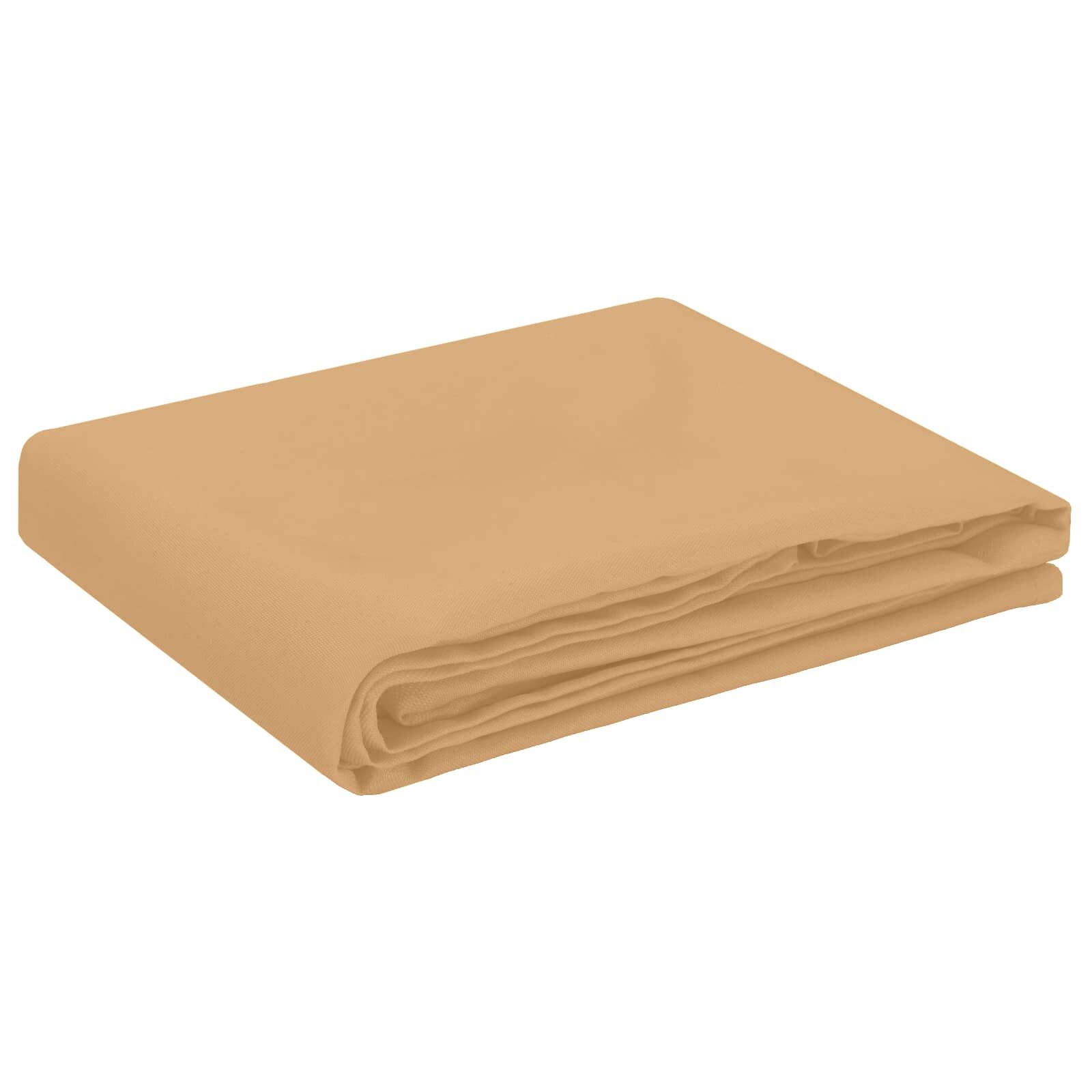 vidaXL Uterák na stôl Béžová 140 x 140 cm Polyester Štvorcový