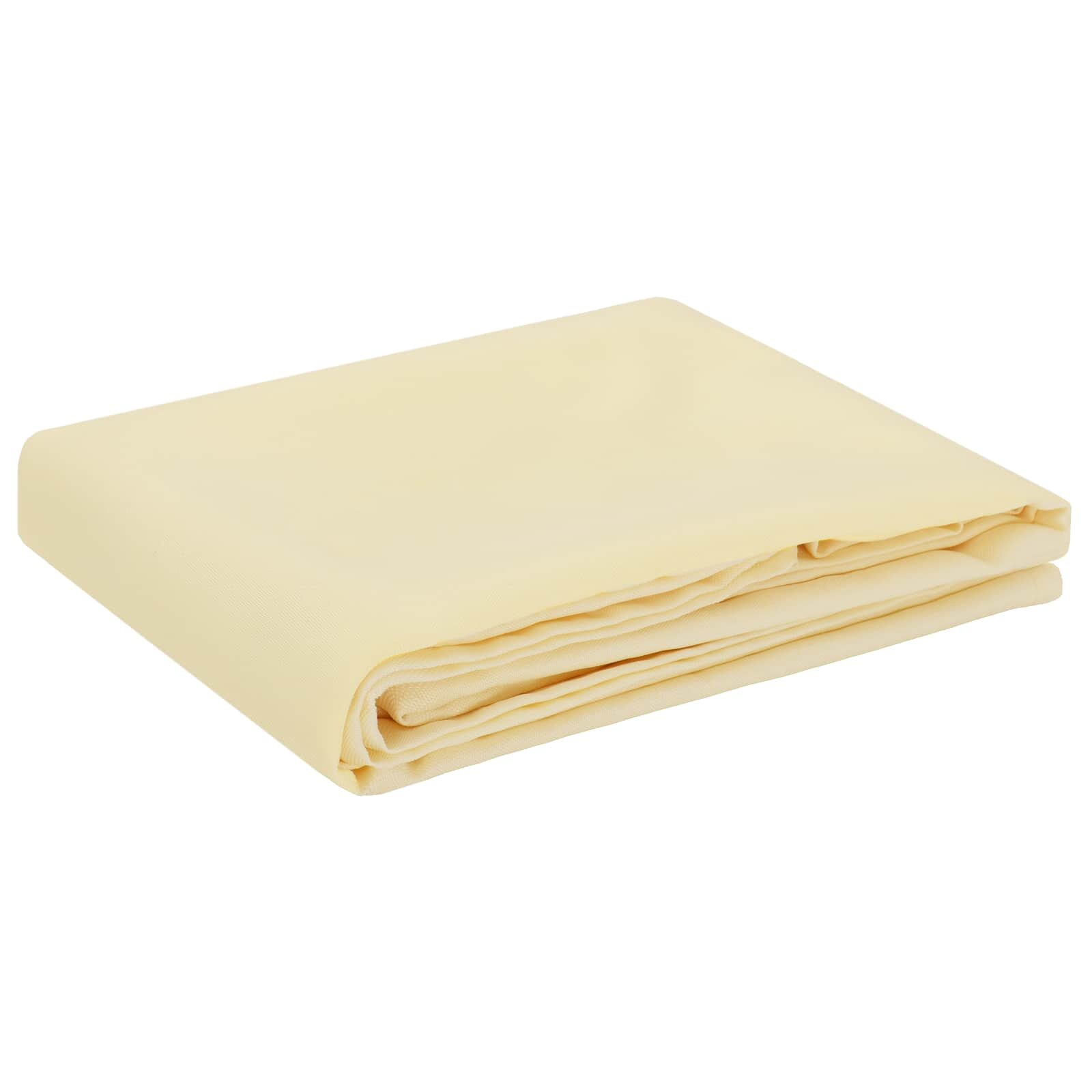 vidaXL Uterák na stôl Obdĺžnikový Krémovo biela 140 x 180 cm Polyester