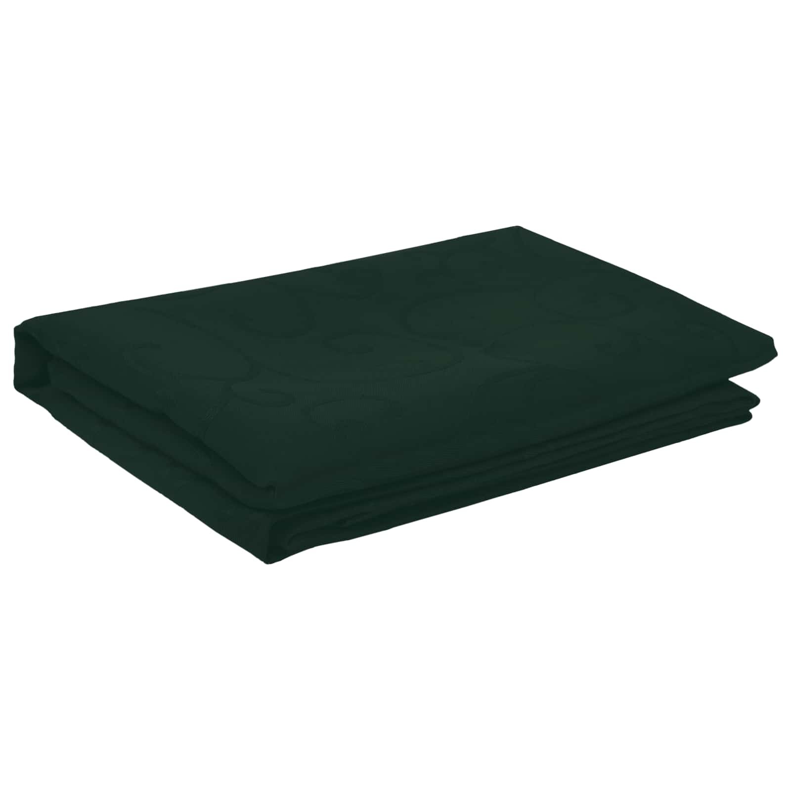 vidaXL Uterák na stôl Tmavozelená 130 x 180 cm Oválny